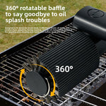 3 StS Electric Grill Cleaning Brush with Adjustable Angle and Replaceable Heads